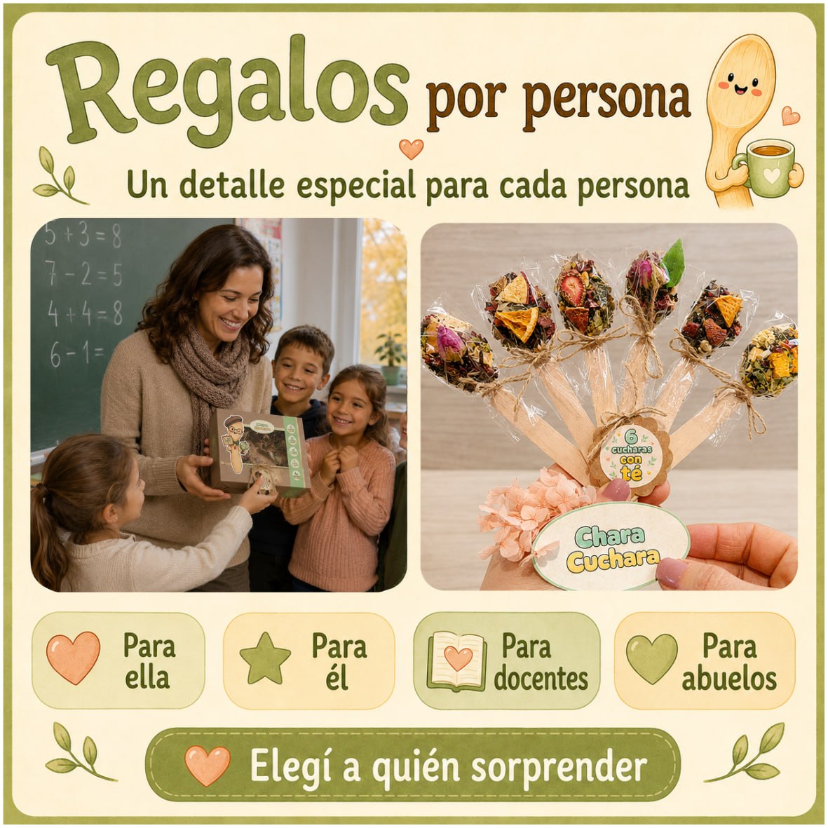 Regalos por persona Chara Cuchara